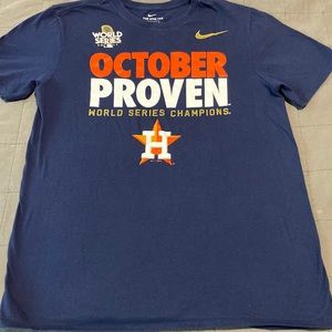 2017 Houston Astros World Series Tshirts by Nike | Size L